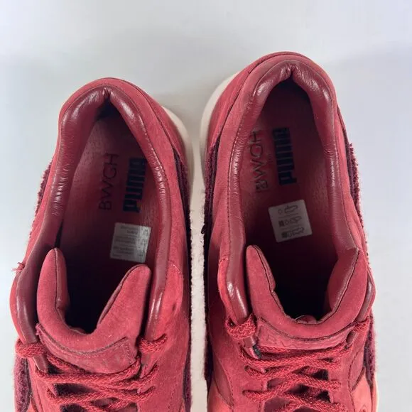 Puma x BWGH storm pulse mens size 11 red white athletic sneakers shoes