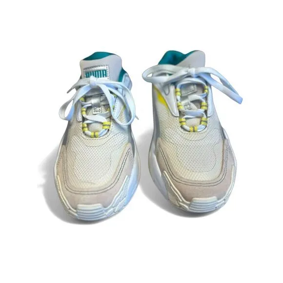 PUMA Hedra Ocean Queen Lace Up Suede Leather Workout Sneakers Shoes Size 8