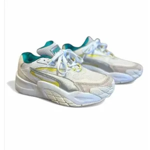 PUMA Hedra Ocean Queen Lace Up Suede Leather Workout Sneakers Shoes Size 8