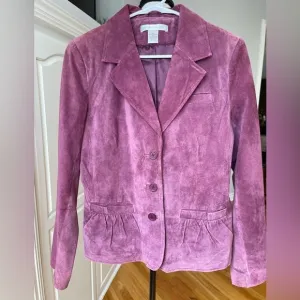 Pursuits ltd suede leather jacket blazer in a size large gorgeous color