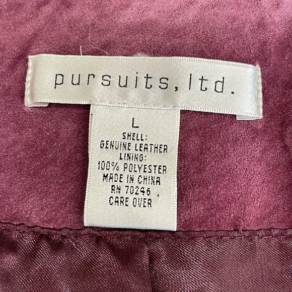 Pursuits ltd suede leather jacket blazer in a size large gorgeous color