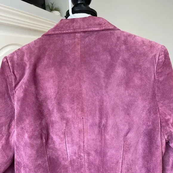 Pursuits ltd suede leather jacket blazer in a size large gorgeous color