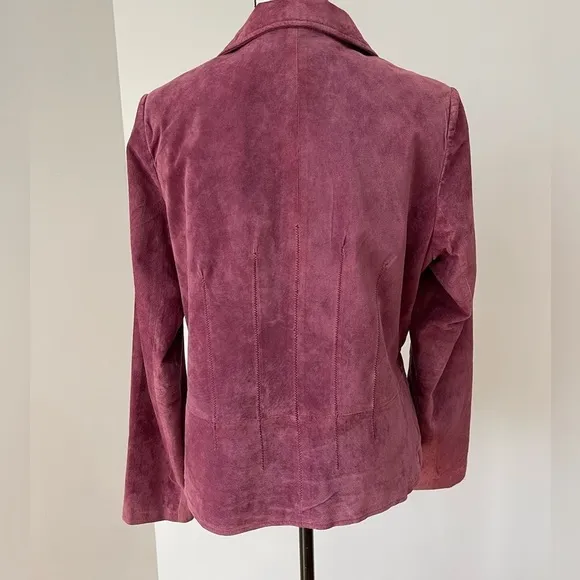 Pursuits ltd suede leather jacket blazer in a size large gorgeous color
