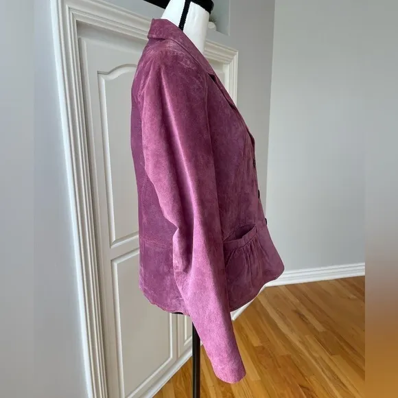 Pursuits ltd suede leather jacket blazer in a size large gorgeous color