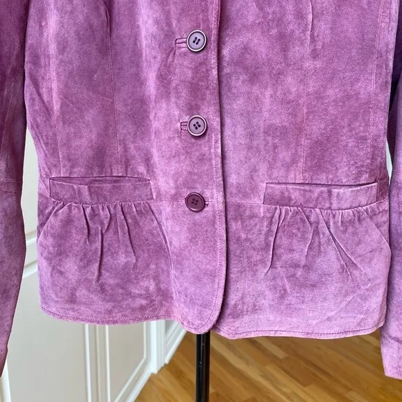 Pursuits ltd suede leather jacket blazer in a size large gorgeous color