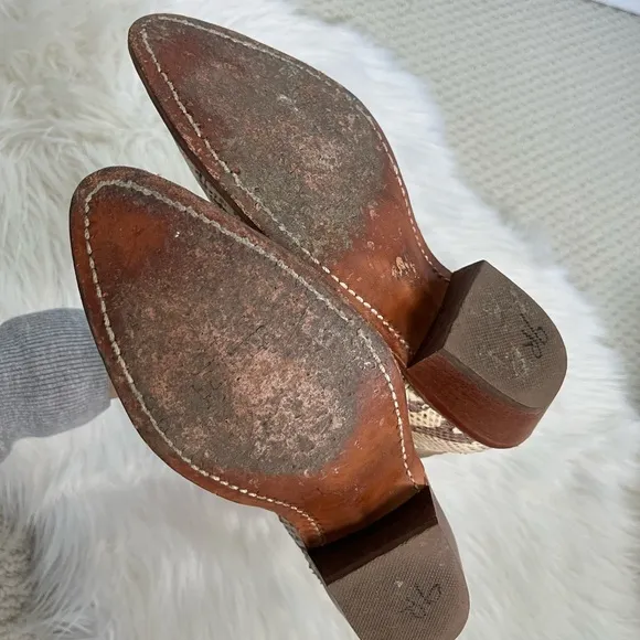 Python Mixed Leather Authentic Cowboy Boots