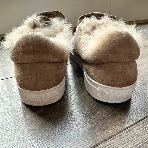 Rachel Zoe Boe Suede/ Fur Sneakers