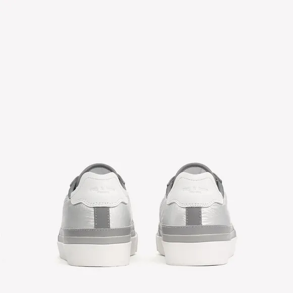 RAG &amp; BONE Army Sneakers Silver Nylon Sz 6.5