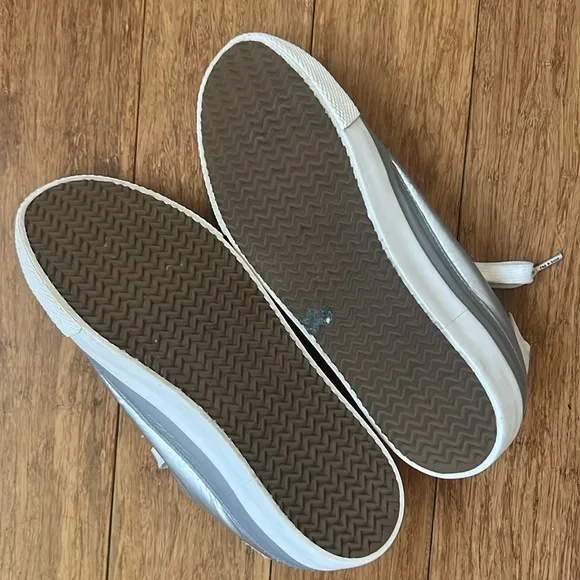 RAG &amp; BONE Army Sneakers Silver Nylon Sz 6.5