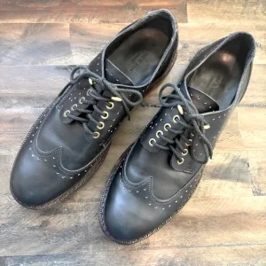 Rag &amp; Bone Genuine Leather Handmade Goodyear Oxford Lace Up Shoes Mens 39.5 / 7