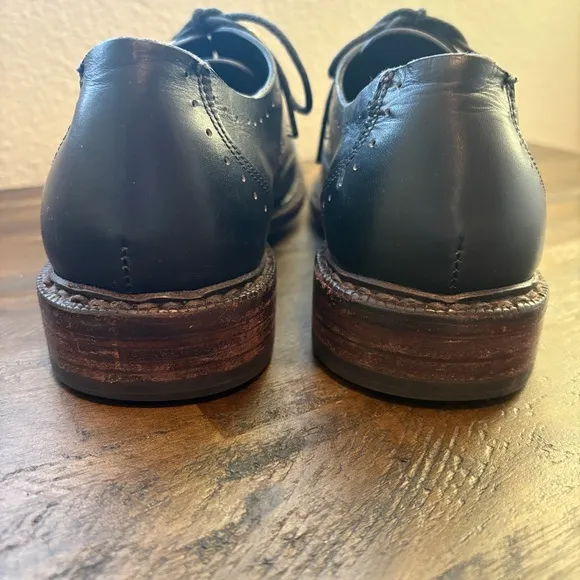 Rag &amp; Bone Genuine Leather Handmade Goodyear Oxford Lace Up Shoes Mens 39.5 / 7
