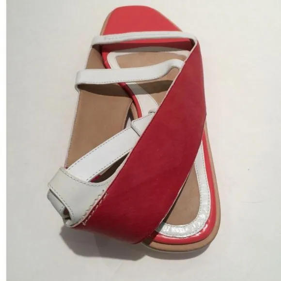 Rag &amp; Bone Leather Strappy Flat Sandal Size 38 NEW