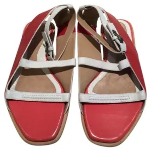 Rag &amp; Bone Leather Strappy Flat Sandal Size 38 NEW