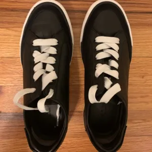 Rag and Bone Army suede-trimmed leather sneakers