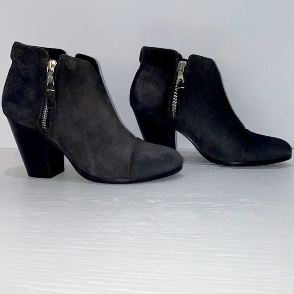 Rag &amp; Bone Margot Black Suede Ankle Boots