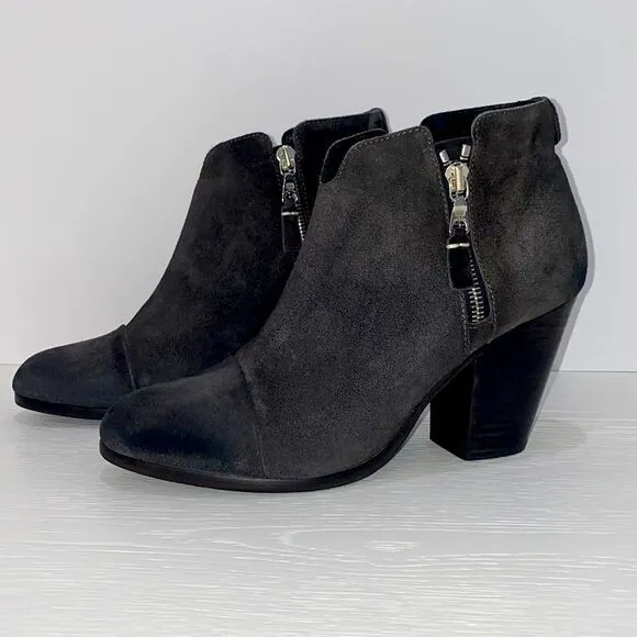 Rag &amp; Bone Margot Black Suede Ankle Boots
