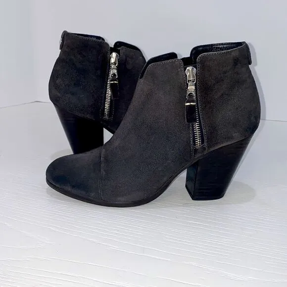 Rag &amp; Bone Margot Black Suede Ankle Boots