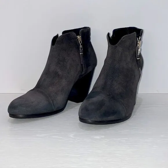 Rag &amp; Bone Margot Black Suede Ankle Boots