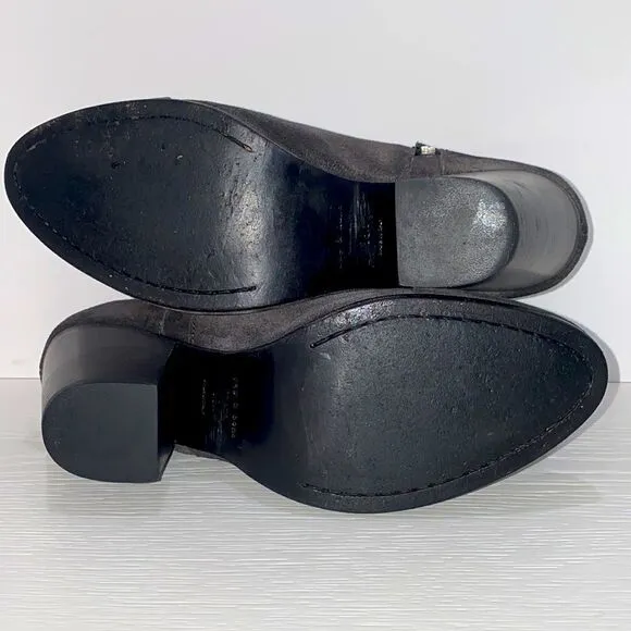 Rag &amp; Bone Margot Black Suede Ankle Boots
