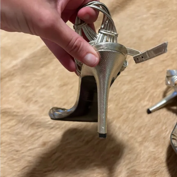 Ralph Lauren classic simple Elegant Gold Women's Heels