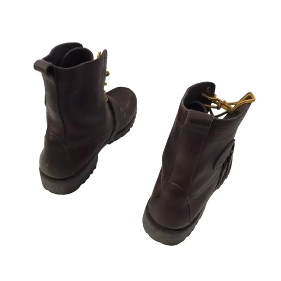 Ralph Lauren country Ranger Oil Leather Boots - 8 D