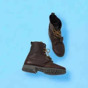 Ralph Lauren country Ranger Oil Leather Boots - 8 D