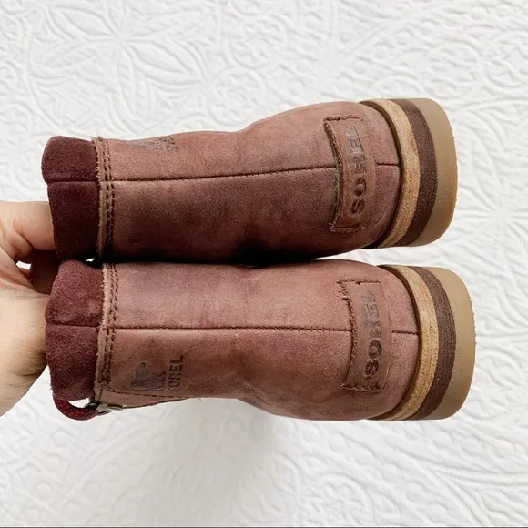 RARE Sorel Redwood Sneakchic Alpine Ankle Boots