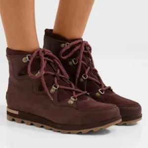 RARE Sorel Redwood Sneakchic Alpine Ankle Boots