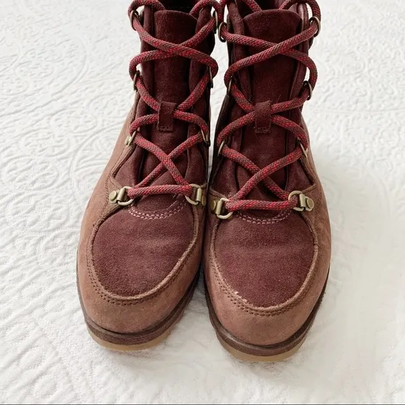 RARE Sorel Redwood Sneakchic Alpine Ankle Boots