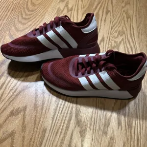Red Adidas Athletic Shoes Mens Size 7.5 Running Gym Streetwear Y2K Casual
