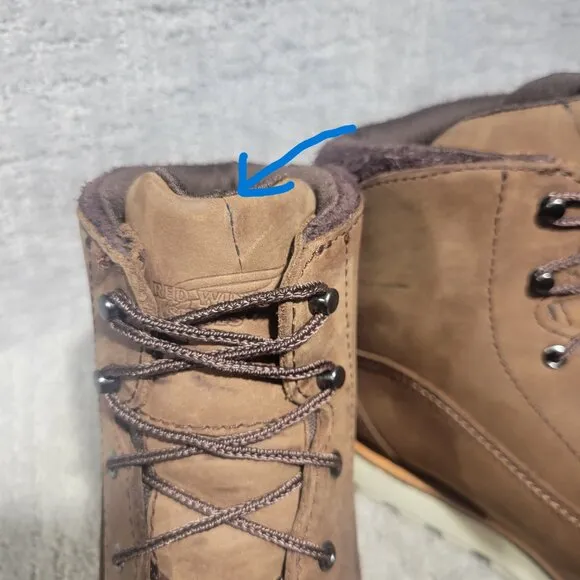 Red Wing Traction Tred Women's 10D Brown Leather Waterproof Safety Toe Boots