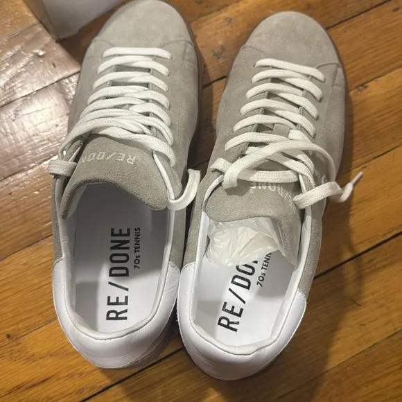 Re/Done brand new tennis 70s sneakers