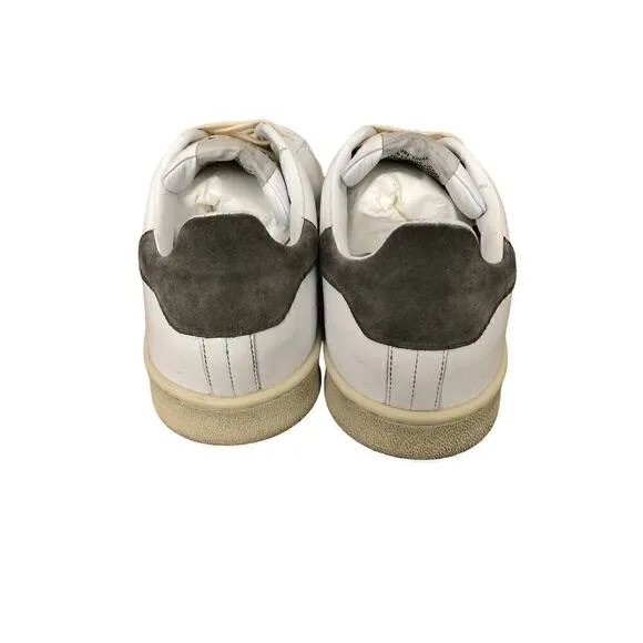 RE/DONE Tennis Sneakers Leather Low Top Trainer Shoes White Gray NWB Size 11