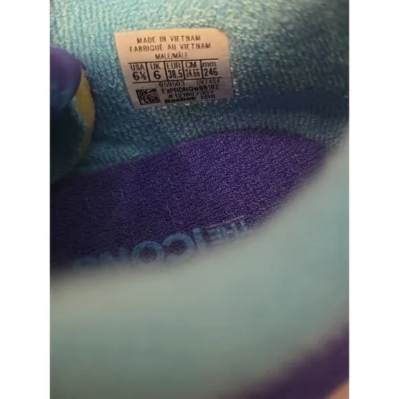 Reebok CL Classic Purple Gray Shoes -male Size 6.5 (DV7454)‎ concept sample 003