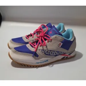 Reebok CL Classic Purple Gray Shoes -male Size 6.5 (DV7454)‎ concept sample 003