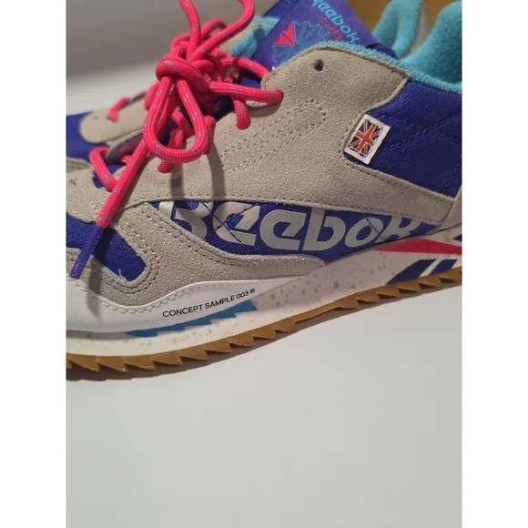 Reebok CL Classic Purple Gray Shoes -male Size 6.5 (DV7454)‎ concept sample 003