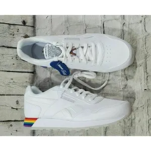 Reebok Classic Harmon Run S Pride White Rainbow Shoes FY5311 MENS SIZE 9.5