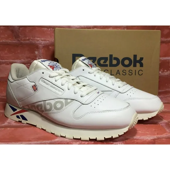 Reebok Classic Leather Altered White | SAMPLE Shoes Sneaker | Men's Size 9 NEW