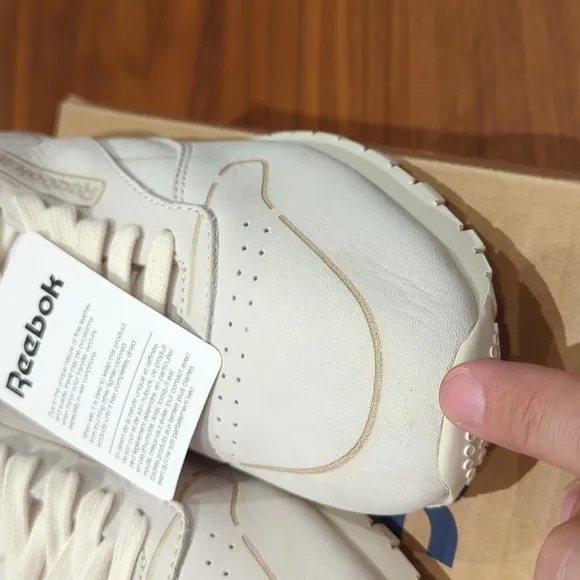 Reebok Classic Leather HMG White Shoes Men's 8