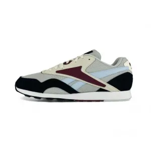 Reebok Classic Nylon Plus Sneakers Black Grey Men's Shoes Sneakers 100032744