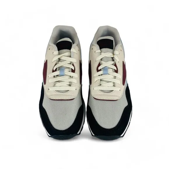 Reebok Classic Nylon Plus Sneakers Black Grey Men's Shoes Sneakers 100032744