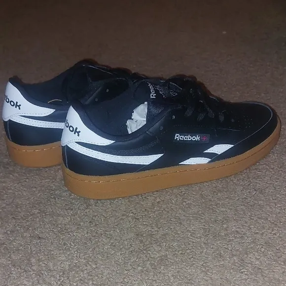 Reebok Club C Revenge Classic Sneakers with Gum Sole Boys