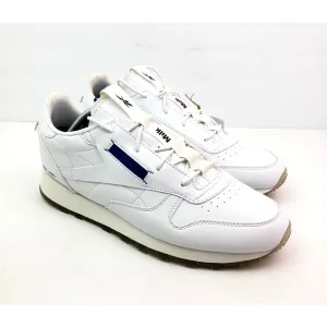 Reebok Milk Makeup Classic Vegan Mens Size 11.5 White Lifestyle Sneaker Shoes