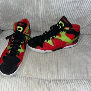 Reebok multicolor High-Top Basketball Shoes Sneakers Classic Jam Black 12