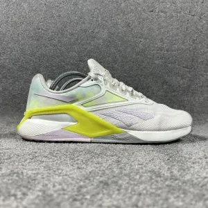 Reebok Nano X2 CrossTraining Athletic Shoes GX0336 Chalk Quartz Women's Size 11
