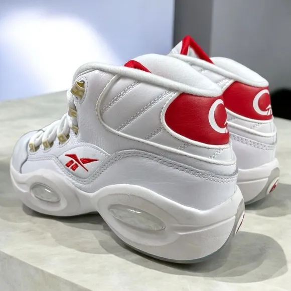 Reebok Question Mid Allen Iverson Basketball Shoes GS Size 5.5