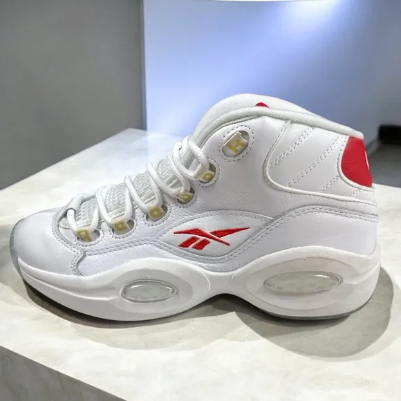 Reebok Question Mid Allen Iverson Basketball Shoes GS Size 5.5
