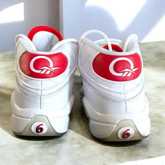 Reebok Question Mid Allen Iverson Basketball Shoes GS Size 5.5