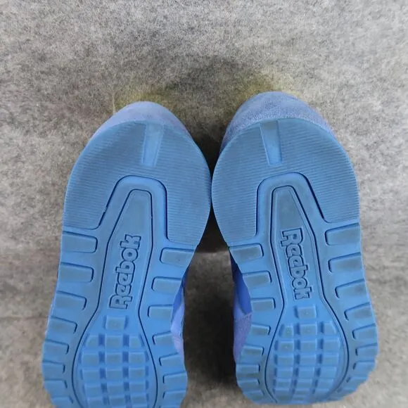 Reebok Shoes Womens 11 Sneaker Classic Lifestyle Leather Blue Harman Run Trainer