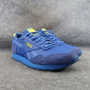 Reebok Shoes Womens 11 Sneaker Classic Lifestyle Leather Blue Harman Run Trainer